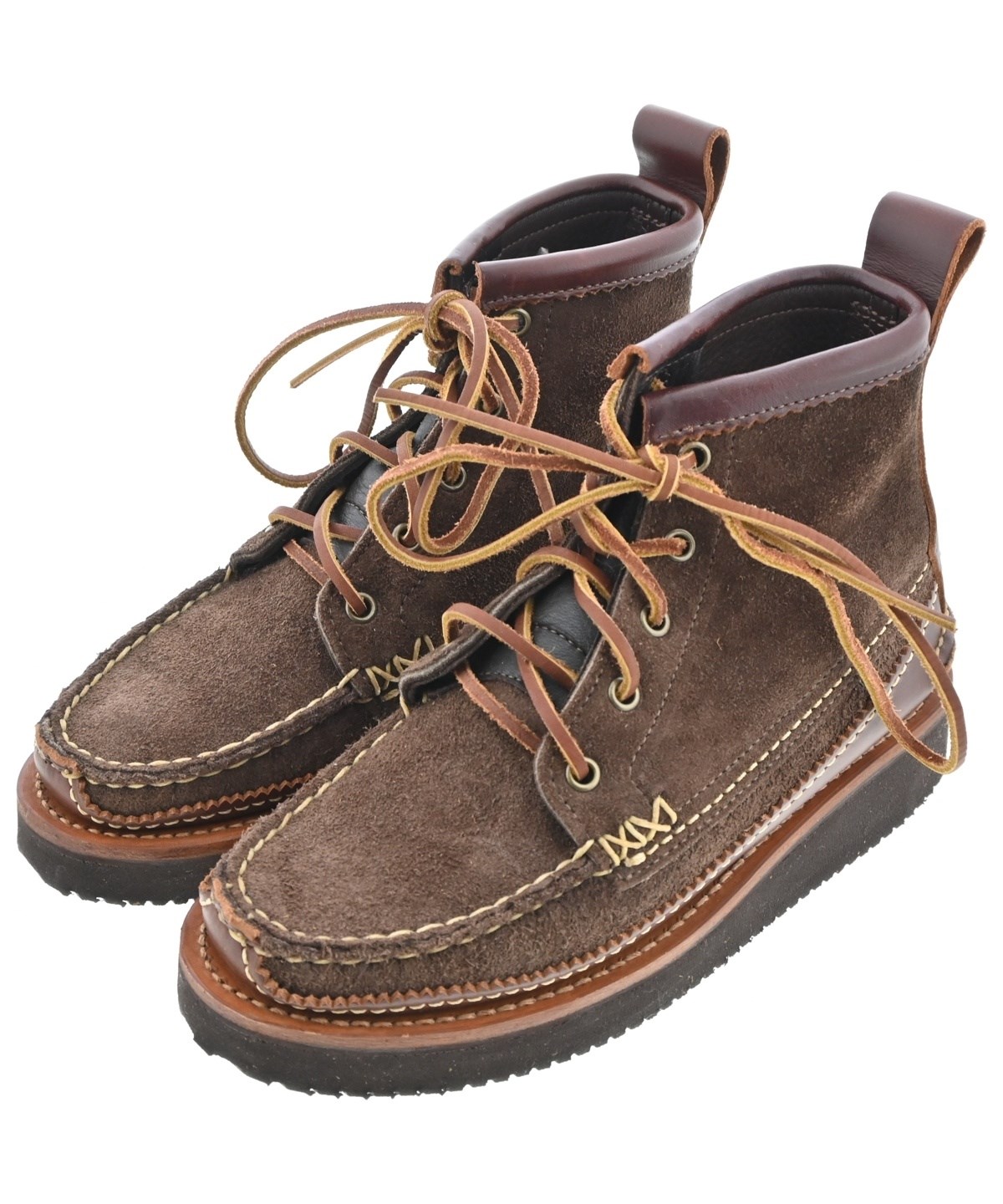 YUKETEN（ユケテン）ブーツ 茶 サイズ:US7(24cm位) レディース