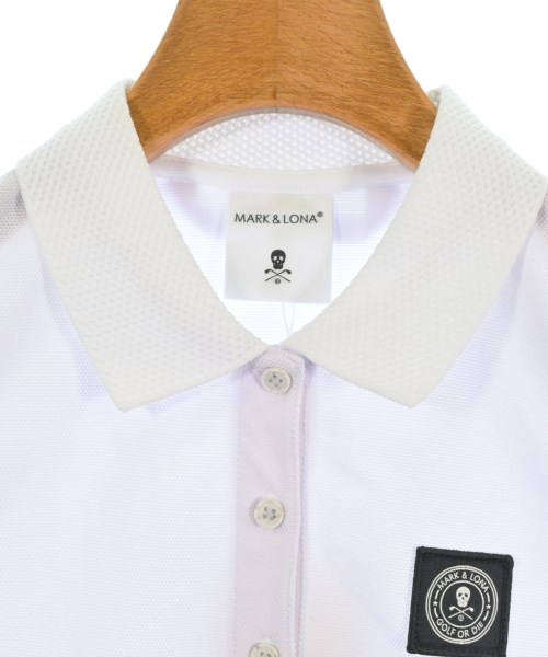 MARK&LONA（マークアンドロナ）ポロシャツ 白 サイズ:36(S位) レディース/2200636531062