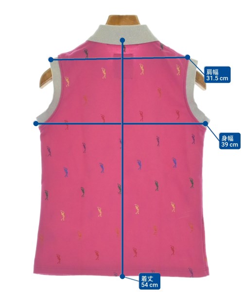 MARK&LONA（マークアンドロナ）ノースリーブ ピンク サイズ:XS レディース/2200666662040