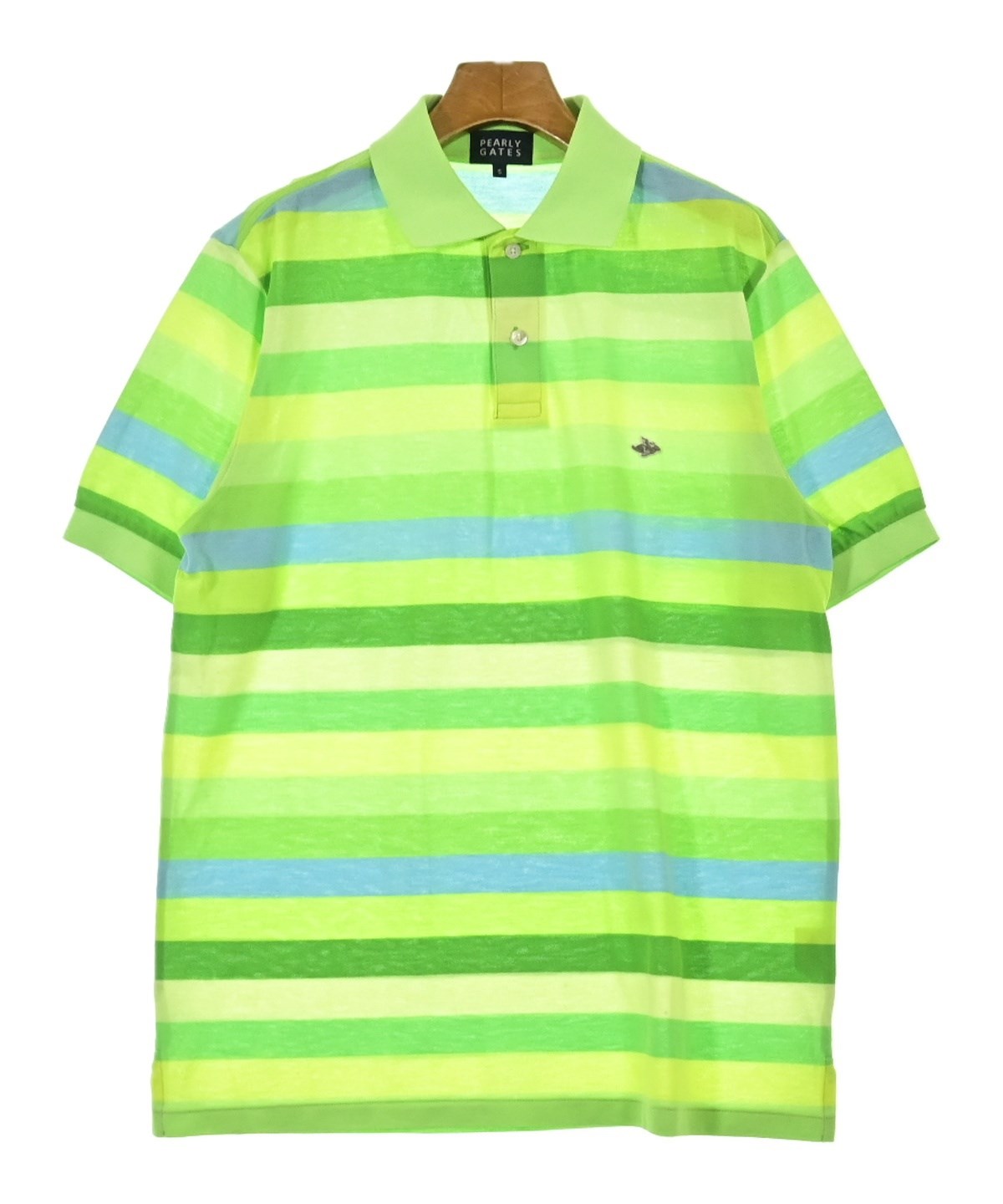 PEARLY GATES（パーリー ゲイツ）ポロシャツ 緑 サイズ:5(L位) メンズ