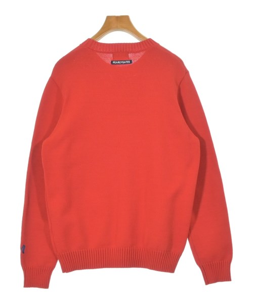 PEARLY GATES（パーリー　ゲイツ）ニット・セーター 赤 サイズ:4(XXL位) レディース/2200636455016