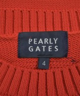 PEARLY GATES（パーリー　ゲイツ）ニット・セーター 赤 サイズ:4(XXL位) レディース/2200636455016