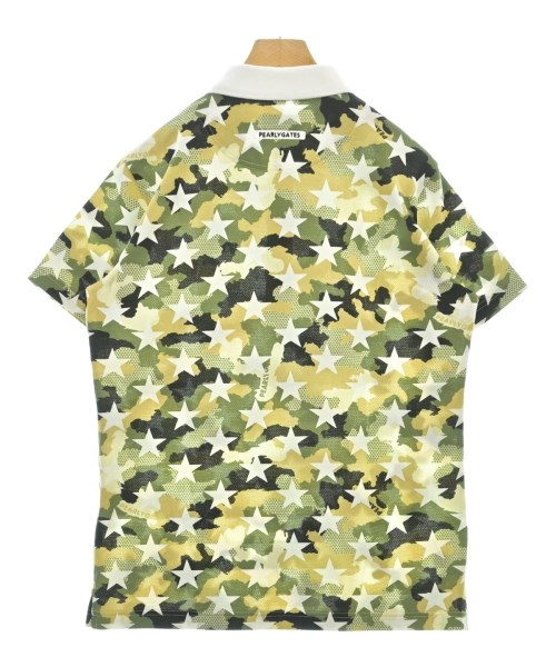 PEARLY GATES（パーリー　ゲイツ）ポロシャツ カーキ サイズ:5(L位) メンズ/2200621644067