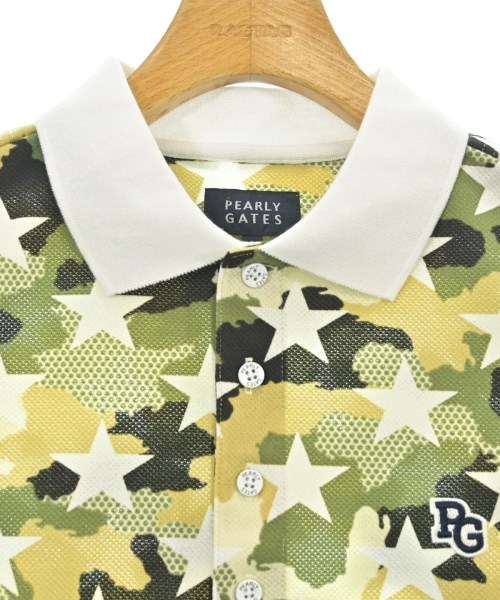 PEARLY GATES（パーリー　ゲイツ）ポロシャツ カーキ サイズ:5(L位) メンズ/2200621644067