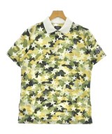 PEARLY GATES（パーリー　ゲイツ）ポロシャツ カーキ サイズ:5(L位) メンズ/2200621644067