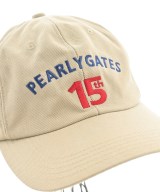 PEARLY GATES（パーリー　ゲイツ）キャップ ベージュ サイズ:- メンズ/2200630741139