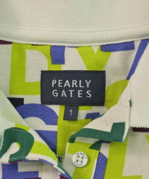 PEARLY GATES（パーリー　ゲイツ）ポロシャツ 白 サイズ:1(M位) レディース/2200610134043
