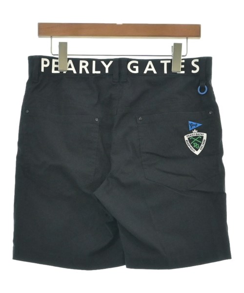 PEARLY GATES（パーリー　ゲイツ）ショートパンツ 黒 サイズ:4(M位) メンズ/2200618193257
