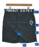 PEARLY GATES（パーリー　ゲイツ）ショートパンツ 黒 サイズ:4(M位) メンズ/2200618193257