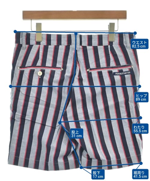 PEARLY GATES（パーリー　ゲイツ）ショートパンツ 紺 サイズ:4(M位) メンズ/2200618193264