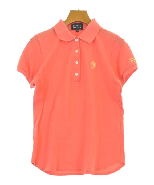 PEARLY GATES(パーリー　ゲイツ)ポロシャツ オレンジ サイズ:0(XS位)/2200667246010