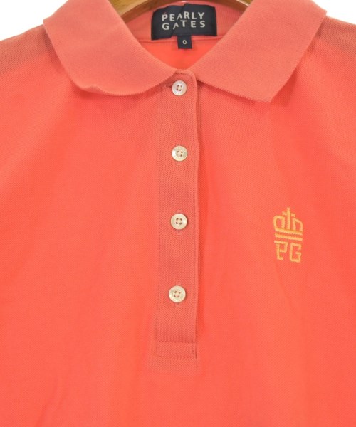 PEARLY GATES（パーリー　ゲイツ）ポロシャツ オレンジ サイズ:0(XS位) レディース/2200667246010