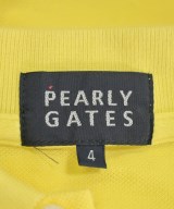 PEARLY GATES（パーリー　ゲイツ）ポロシャツ 黄 サイズ:4(M位) メンズ/2200678846087