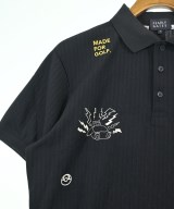 PEARLY GATES（パーリー　ゲイツ）ポロシャツ 黒 サイズ:7(XXL位) メンズ/2200681996205