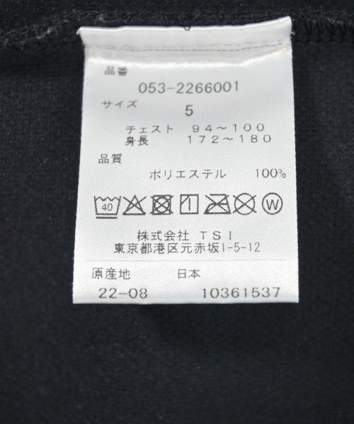 PEARLY GATES（パーリー　ゲイツ）Tシャツ・カットソー 黒 サイズ:5(L位) メンズ/2200689336027
