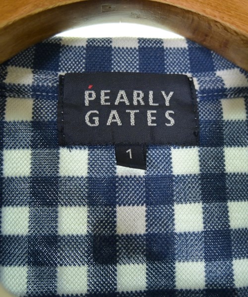 PEARLY GATES（パーリー　ゲイツ）ポロシャツ 紺 サイズ:1(M位) レディース/2200686734048