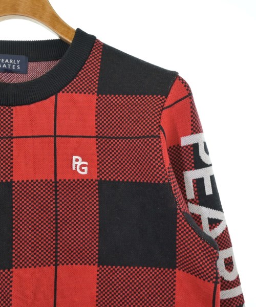 PEARLY GATES（パーリー　ゲイツ）ニット・セーター 赤 サイズ:4(M位) メンズ/2200654027042