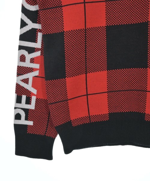 PEARLY GATES（パーリー　ゲイツ）ニット・セーター 赤 サイズ:4(M位) メンズ/2200654027042
