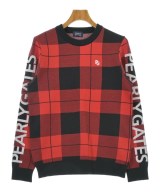 PEARLY GATES（パーリー　ゲイツ）ニット・セーター 赤 サイズ:4(M位) メンズ/2200654027042