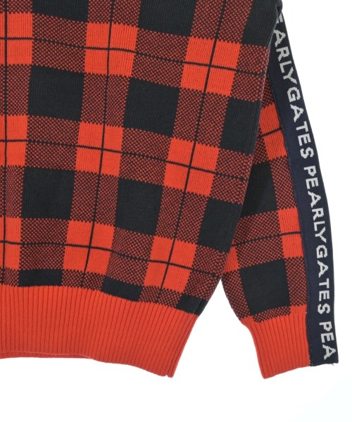 PEARLY GATES（パーリー　ゲイツ）ニット・セーター 赤 サイズ:1(M位) レディース/2200654027059