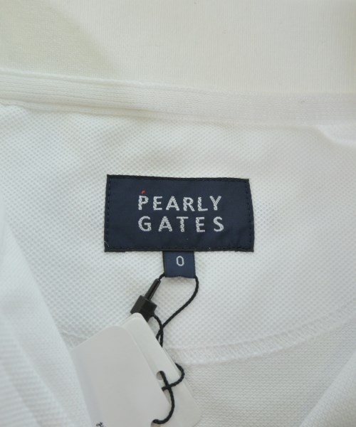 PEARLY GATES（パーリー　ゲイツ）ポロシャツ 白 サイズ:0(S位) レディース/2200654027196