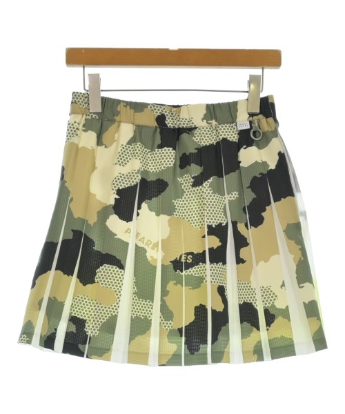 PEARLY GATES（パーリー　ゲイツ）ミニスカート カーキ サイズ:0(XS位) レディース/2200654027233