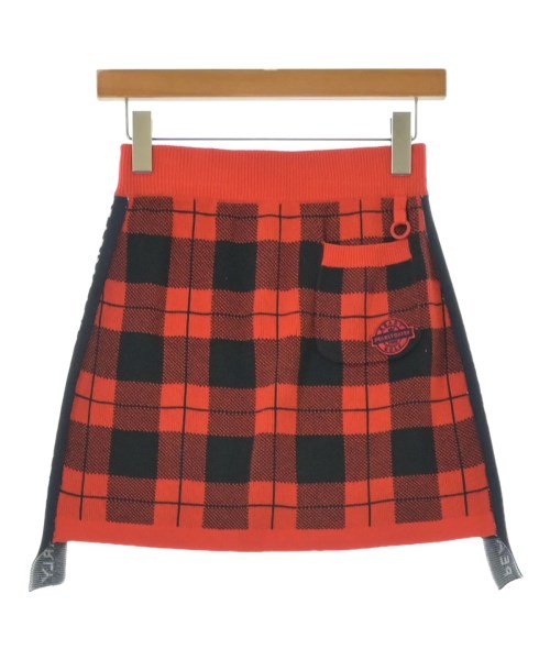 PEARLY GATES（パーリー　ゲイツ）ミニスカート 赤 サイズ:0(XS位) レディース/2200654027240