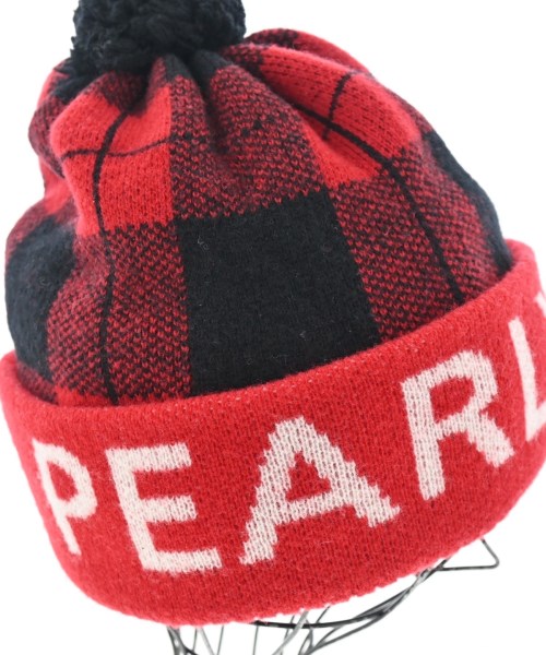 PEARLY GATES（パーリー　ゲイツ）ニットキャップ・ビーニー 赤 サイズ:F メンズ/2200654027295