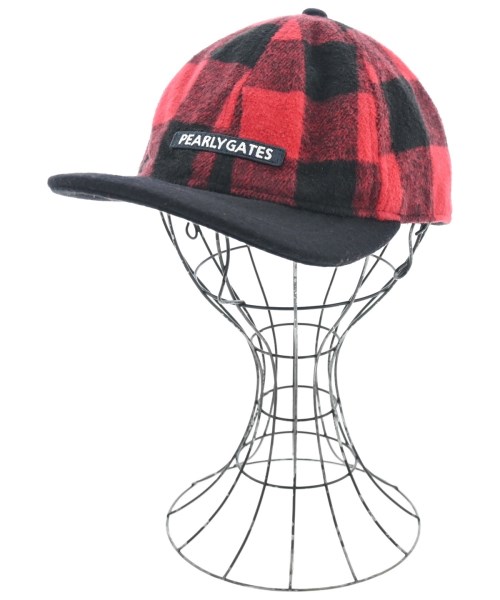 PEARLY GATES(パーリー　ゲイツ)キャップ 赤 サイズ:F/2200654027301