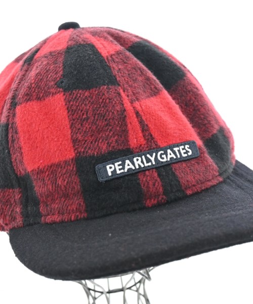 PEARLY GATES（パーリー　ゲイツ）キャップ 赤 サイズ:F レディース/2200654027301