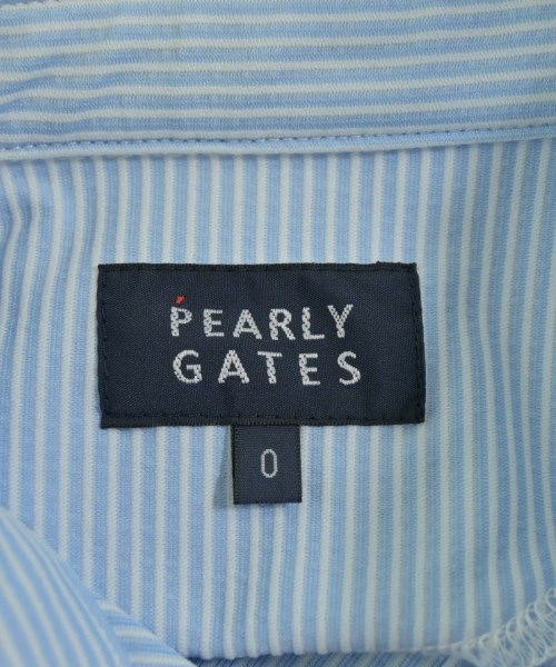 PEARLY GATES（パーリー　ゲイツ）ポロシャツ 青 サイズ:0(S位) レディース/2200704992078