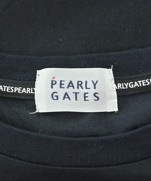 PEARLY GATES（パーリー　ゲイツ）Tシャツ・カットソー 黒 サイズ:1(M位) レディース/2200660531212