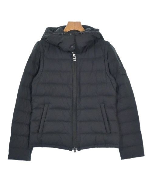 PEARLY GATES(パーリー　ゲイツ)ダウンジャケット/ダウンベスト 黒 サイズ:1(M位)/2200664724122