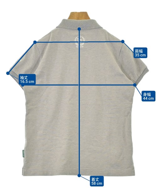 PEARLY GATES（パーリー　ゲイツ）ポロシャツ グレー サイズ:0(S位) レディース/2200661555071