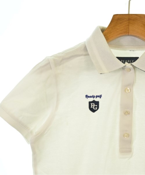 PEARLY GATES（パーリー　ゲイツ）ポロシャツ 白 サイズ:00(XXS位) レディース/2200661555088