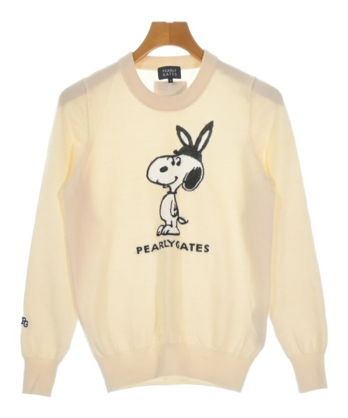 PEARLY GATES(パーリー　ゲイツ)ニット・セーター ベージュ サイズ:1(M位)/2200667137097