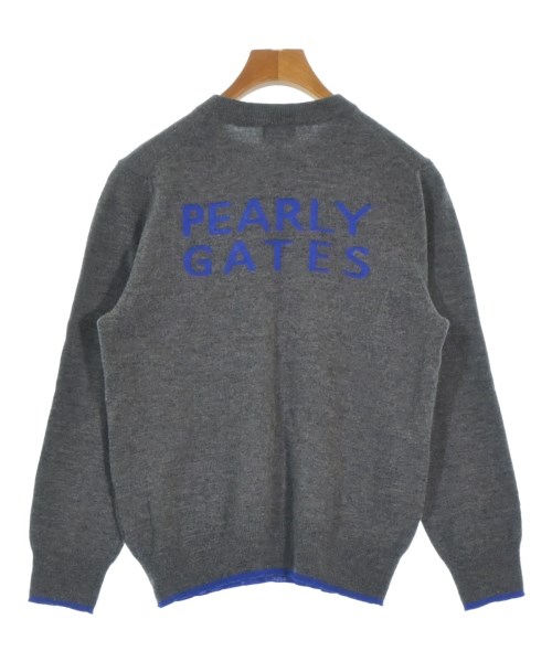 PEARLY GATES（パーリー　ゲイツ）ニット・セーター グレー サイズ:4(XXL位) レディース/2200667137103
