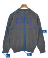 PEARLY GATES（パーリー　ゲイツ）ニット・セーター グレー サイズ:4(XXL位) レディース/2200667137103