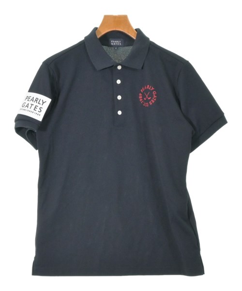 PEARLY GATES(パーリー　ゲイツ)ポロシャツ 紺 サイズ:5(L位)/2200669531305