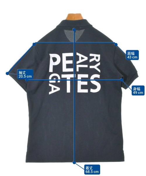 PEARLY GATES（パーリー　ゲイツ）ポロシャツ 紺 サイズ:5(L位) メンズ/2200669531305