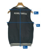 PEARLY GATES（パーリー　ゲイツ）ベスト 黒 サイズ:2(L位) レディース/2200713994230