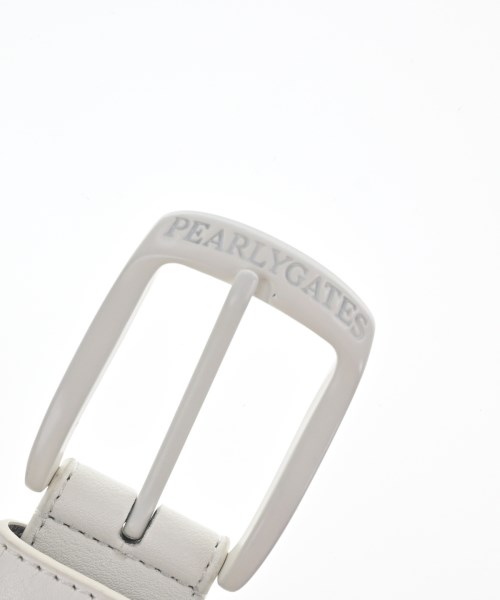 PEARLY GATES（パーリー　ゲイツ）ベルト 白 サイズ:- レディース/2200722498200