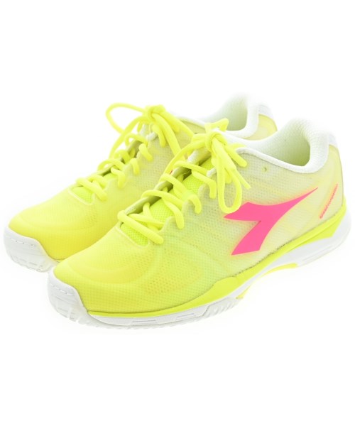 diadora(ディアドラ)スニーカー 黄 サイズ:24.5cm/2200654208014
