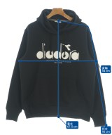 diadora（ディアドラ）パーカー 黒 サイズ:L レディース/2200715521021