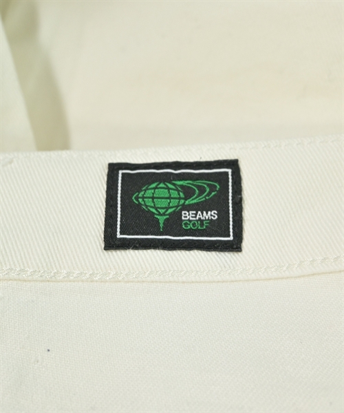BEAMS GOLF（ビームスゴルフ）デニムパンツ 白 サイズ:L メンズ/2200612630321