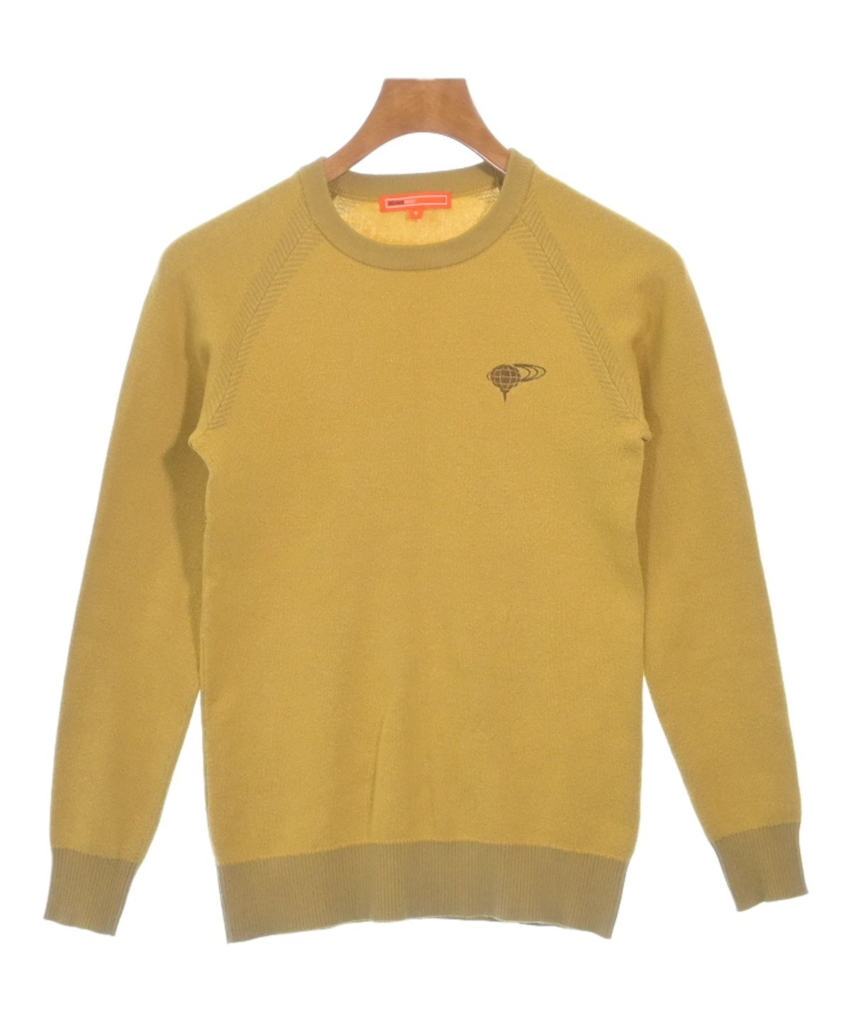 BEAMS GOLF（ビームスゴルフ）ニット・セーター 黄 サイズ:S
