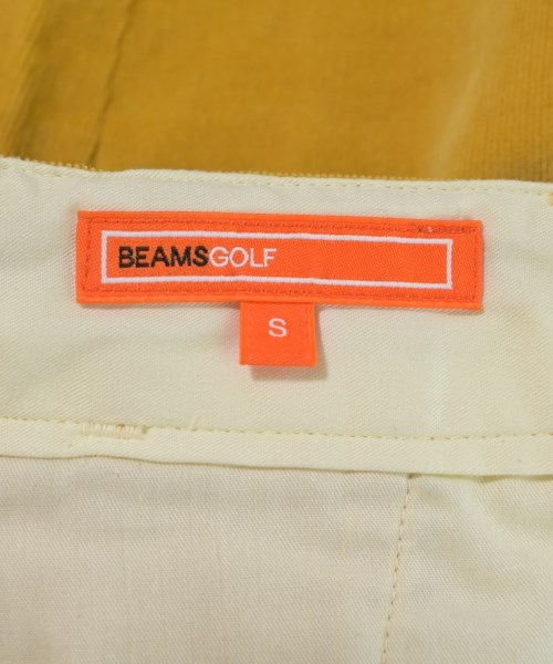 BEAMS GOLF（ビームスゴルフ）ショートパンツ 黄 サイズ:S メンズ/2200676573459