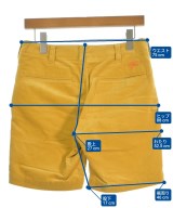 BEAMS GOLF（ビームスゴルフ）ショートパンツ 黄 サイズ:S メンズ/2200676573459