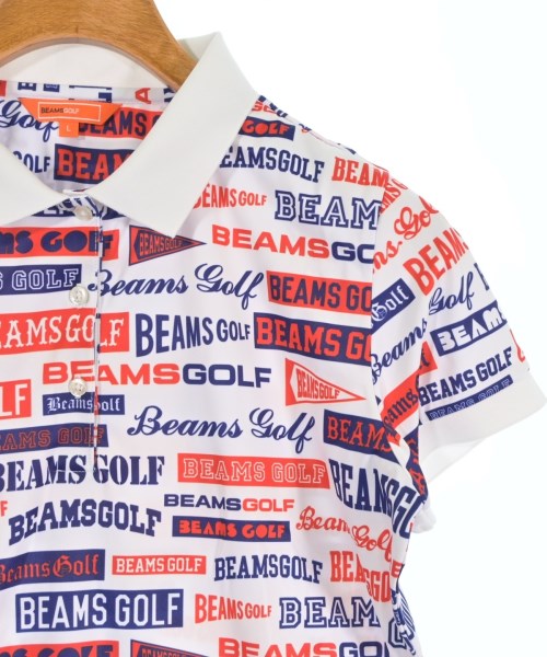 BEAMS GOLF（ビームスゴルフ）ポロシャツ 白 サイズ:L レディース/2200693027058