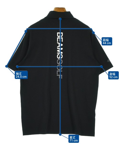 BEAMS GOLF（ビームスゴルフ）Tシャツ・カットソー 黒 サイズ:L メンズ/2200695574222